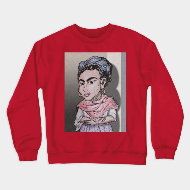 Frida Kahlo Crewneck Sweatshirt by CIZDIBUJOS